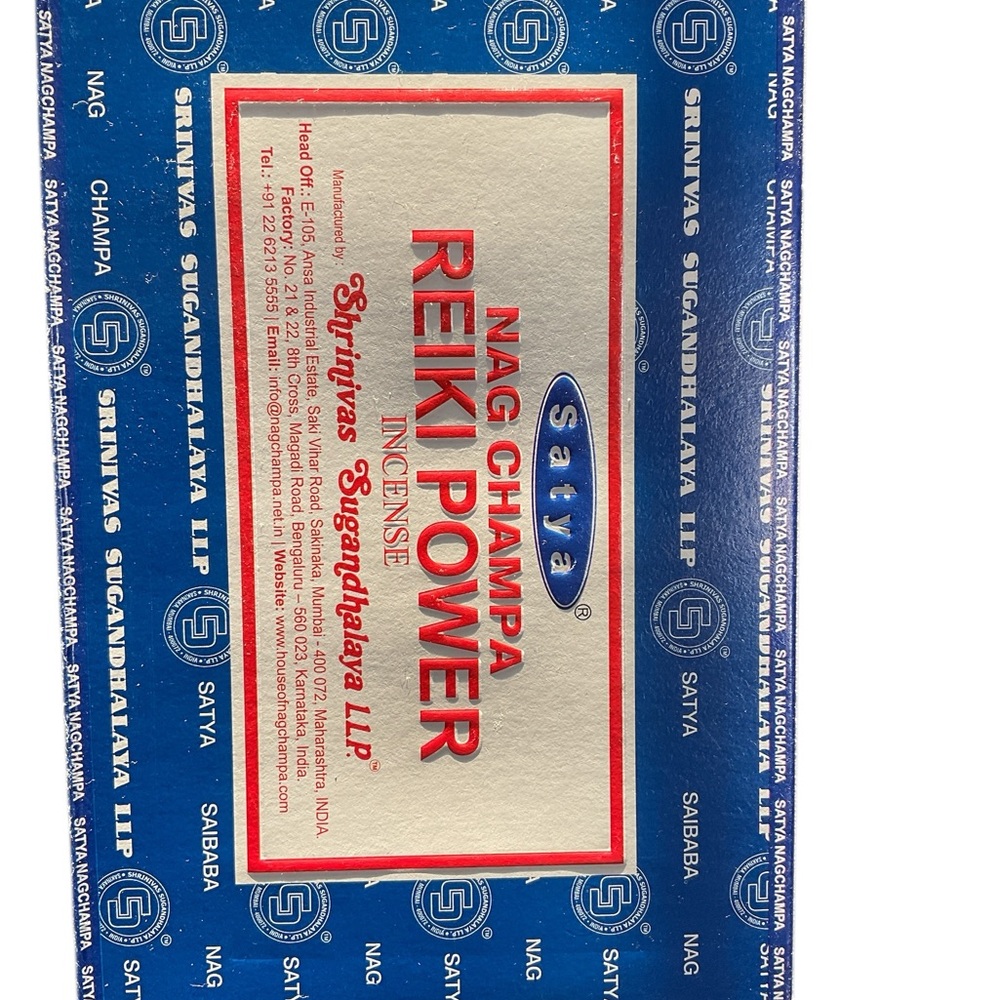 Satya Nag Champa Reiki Power Incense Bundle 12 Boxes 15g Each India - Picture 3 of 4